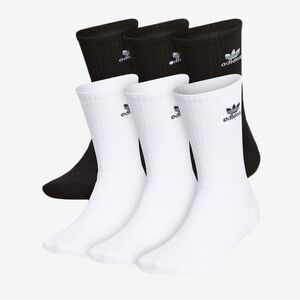 Adidas Originals long socks 6-pack black/white 8-12m